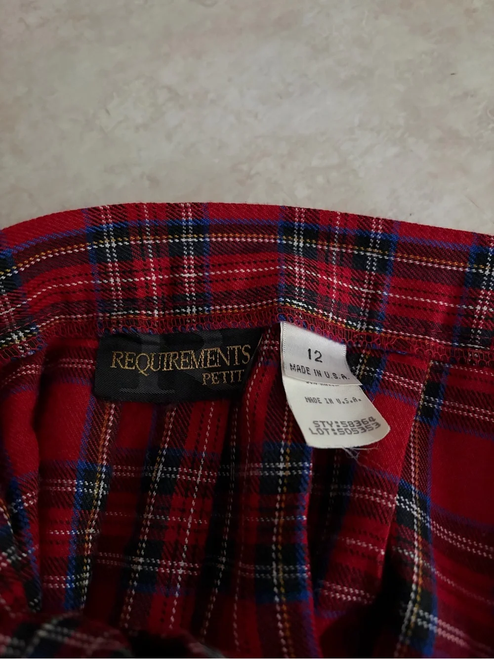 American Vintage classic plaid